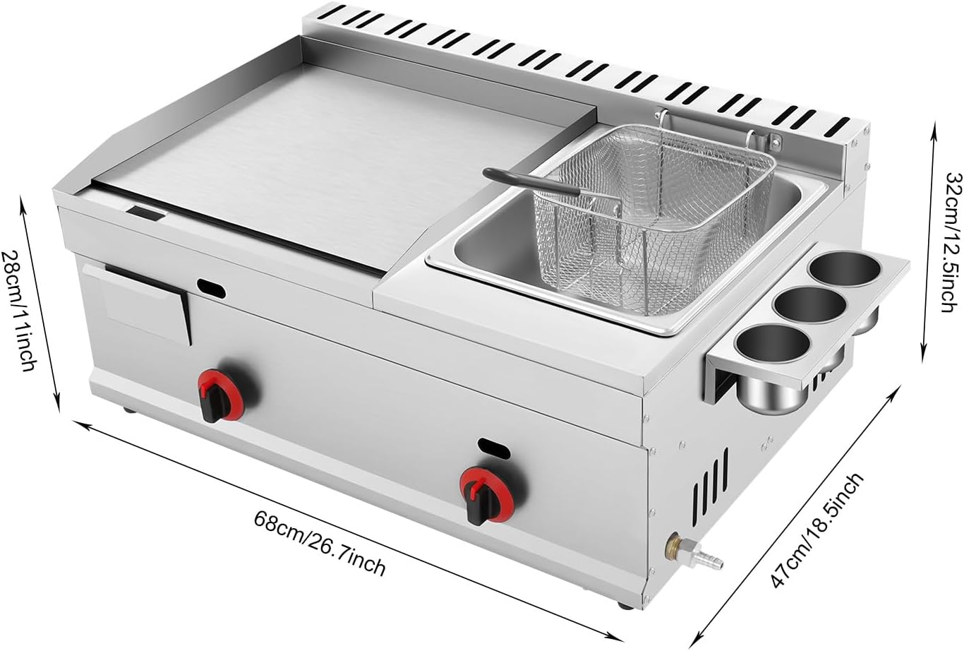 Deep-Frying Machine, 6L/1.59Ga - مراجعة Deep Fryer Stainless وسعره