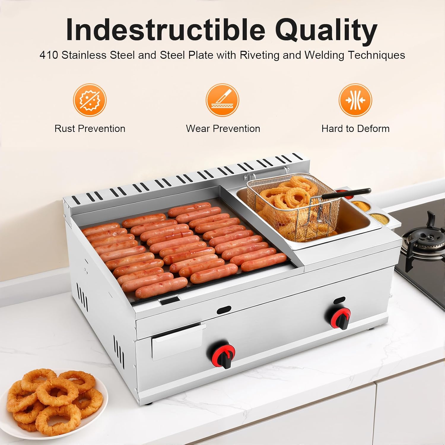 Deep-Frying Machine, 6L/1.59Ga - مراجعة Deep Fryer Stainless وسعره