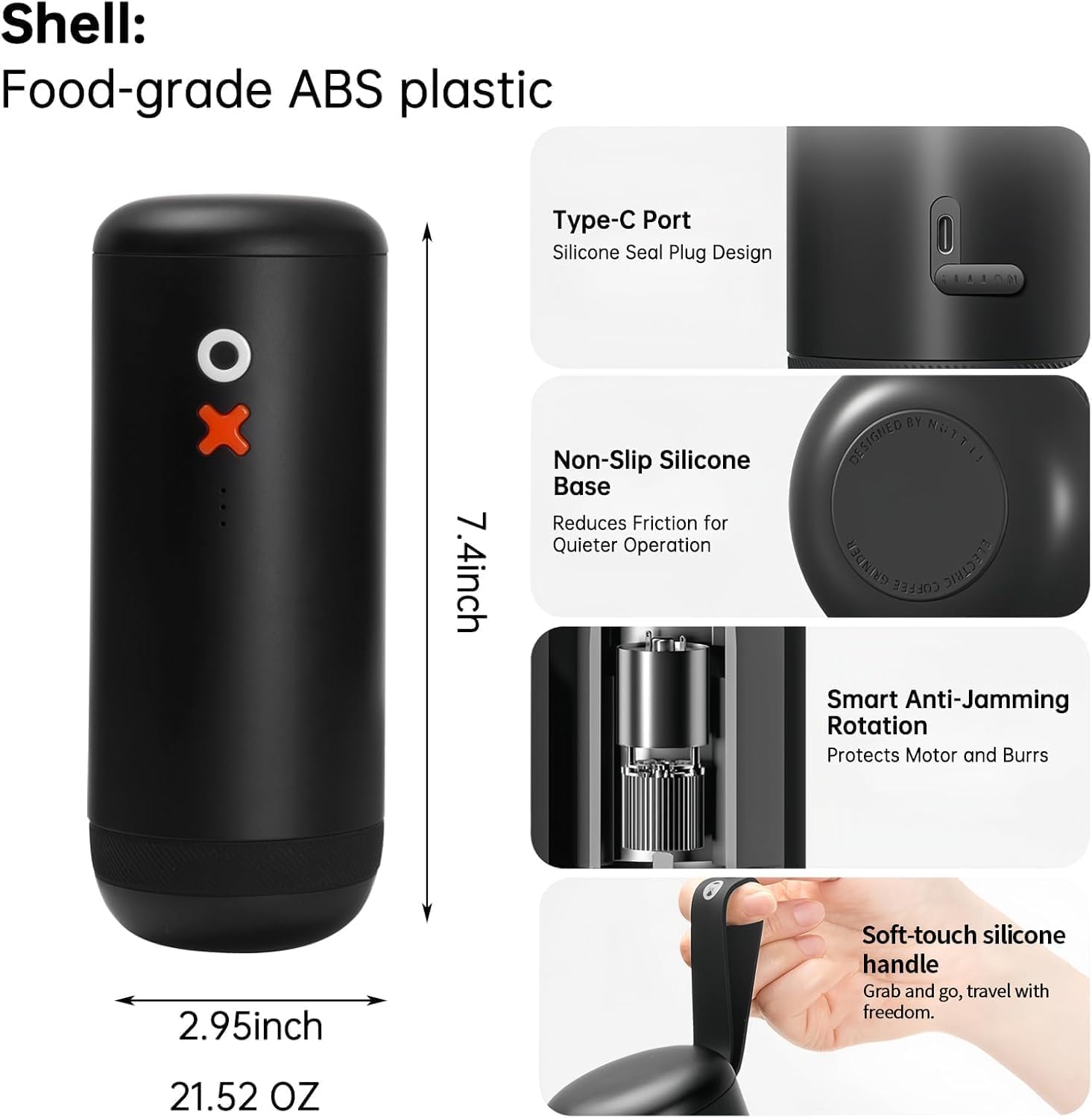 Portable Electric Burr Coffee  - مراجعة Coffee Grinder Burr وسعره