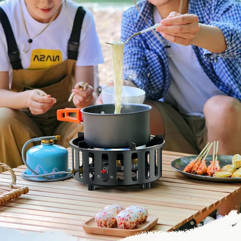 High-Power 7-Core 21000W Porta - مراجعة Kitchen Appliances Gas Stove وسعره
