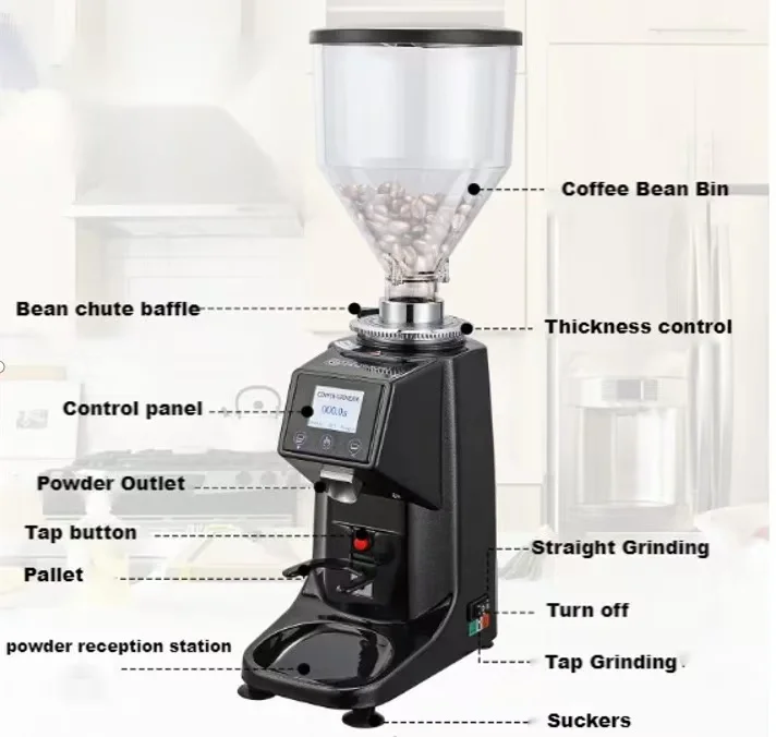Commercial Automatic 60mm Flat - مراجعة Coffee Grinder Burr وسعره