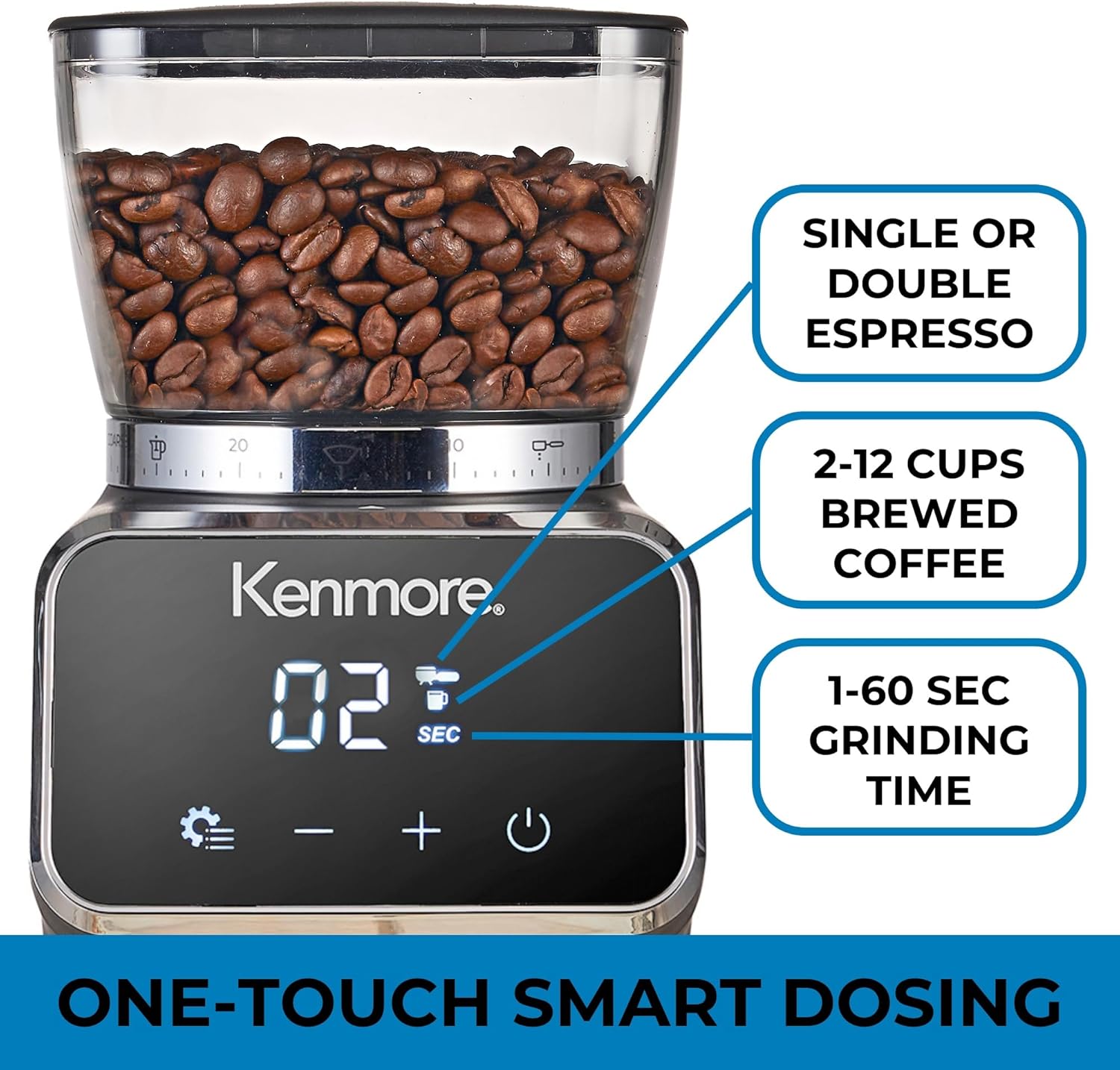 Kenmore Conical Burr Coffee Gr - مراجعة Coffee Grinder Burr وسعره