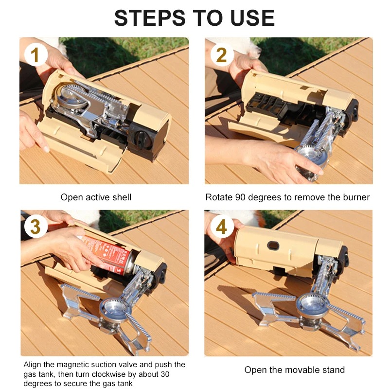 Outdoor Portable Cassette Gas  - مراجعة Kitchen Appliances Gas Stove وسعره
