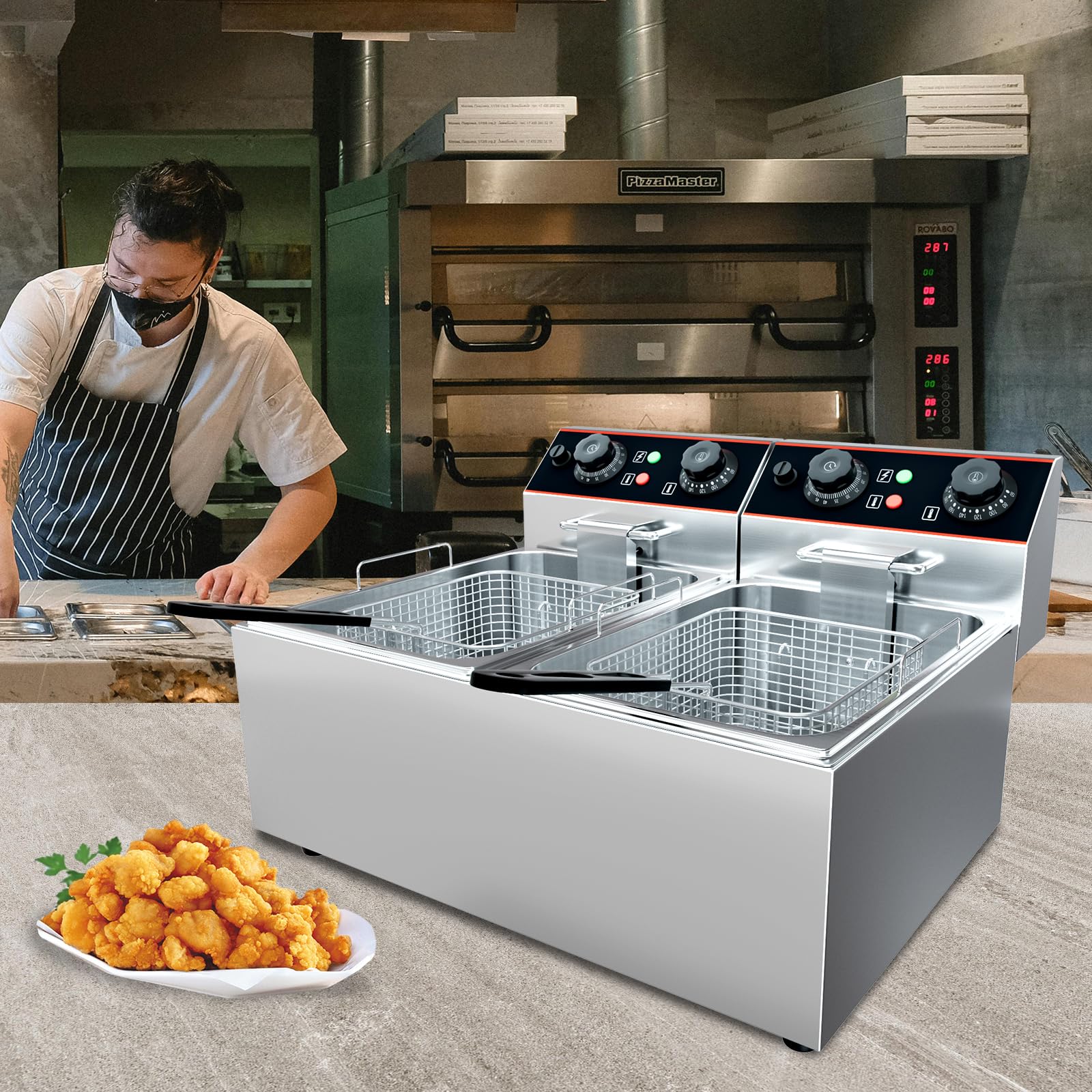 6/8/11L Commercial Electric De - مراجعة Deep Fryer Stainless وسعره
