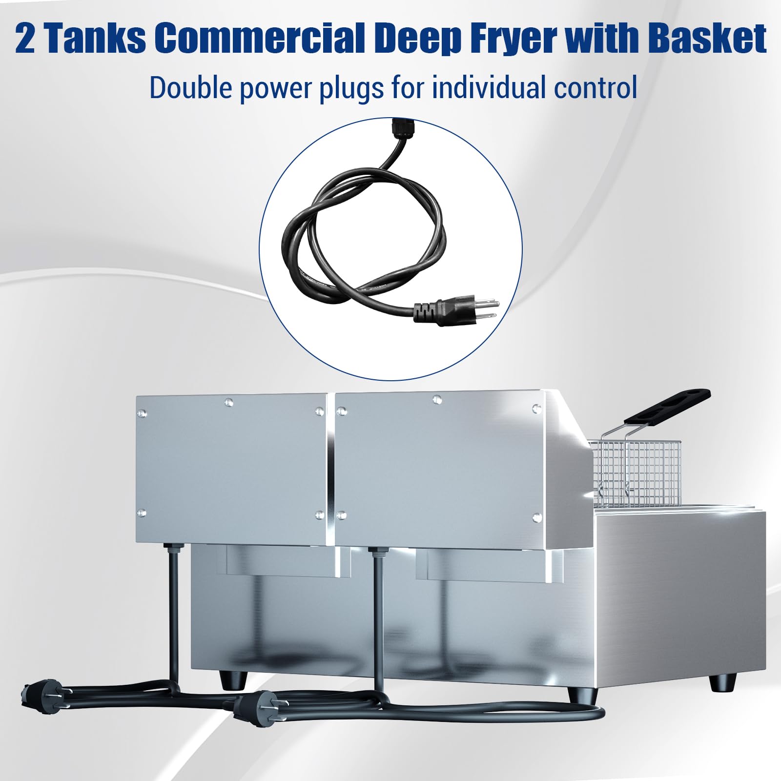 6/8/11L Commercial Electric De - مراجعة Deep Fryer Stainless وسعره