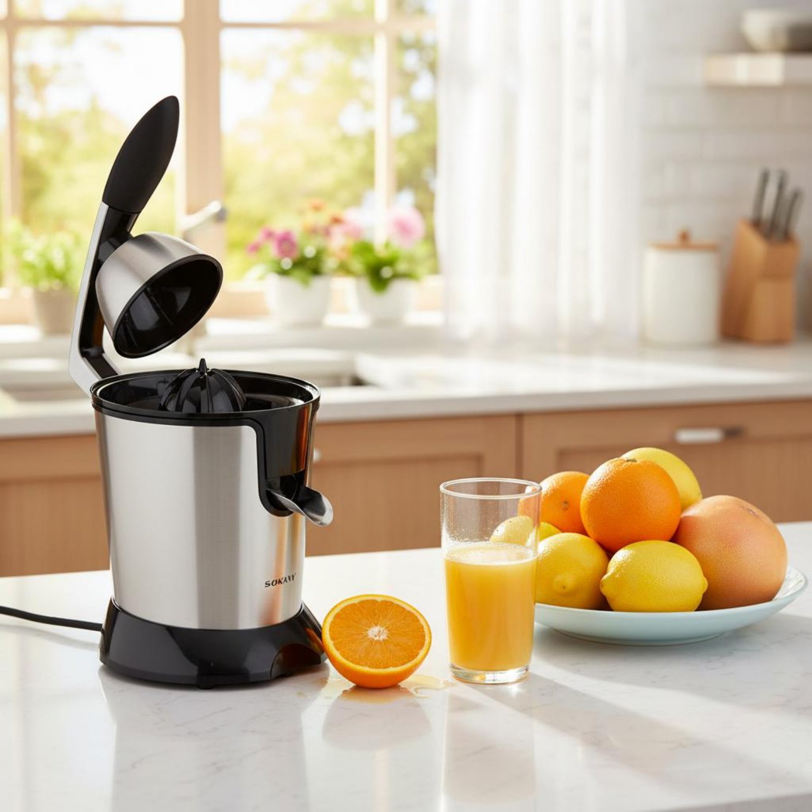 Electric Fruit Juicer Detachab - مراجعة Kitchen Appliances Electric وسعره