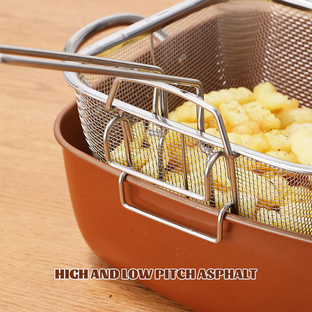 4 Piece Stainless steel multi- - مراجعة Deep Fryer Stainless وسعره