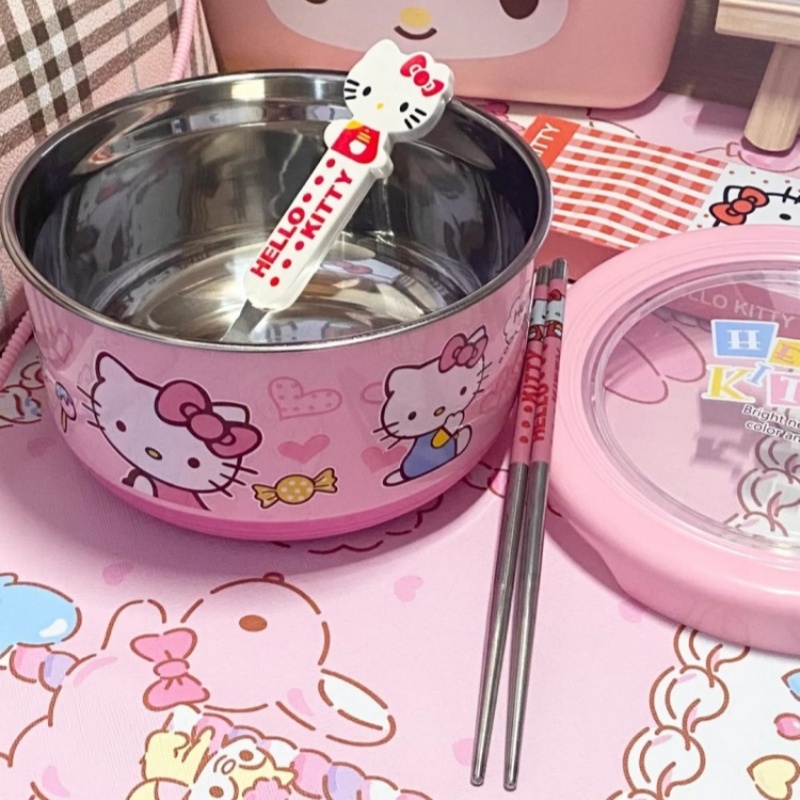 Cute Hello Kitty Stainless Ste - مراجعة Kitchen Appliances Large وسعره