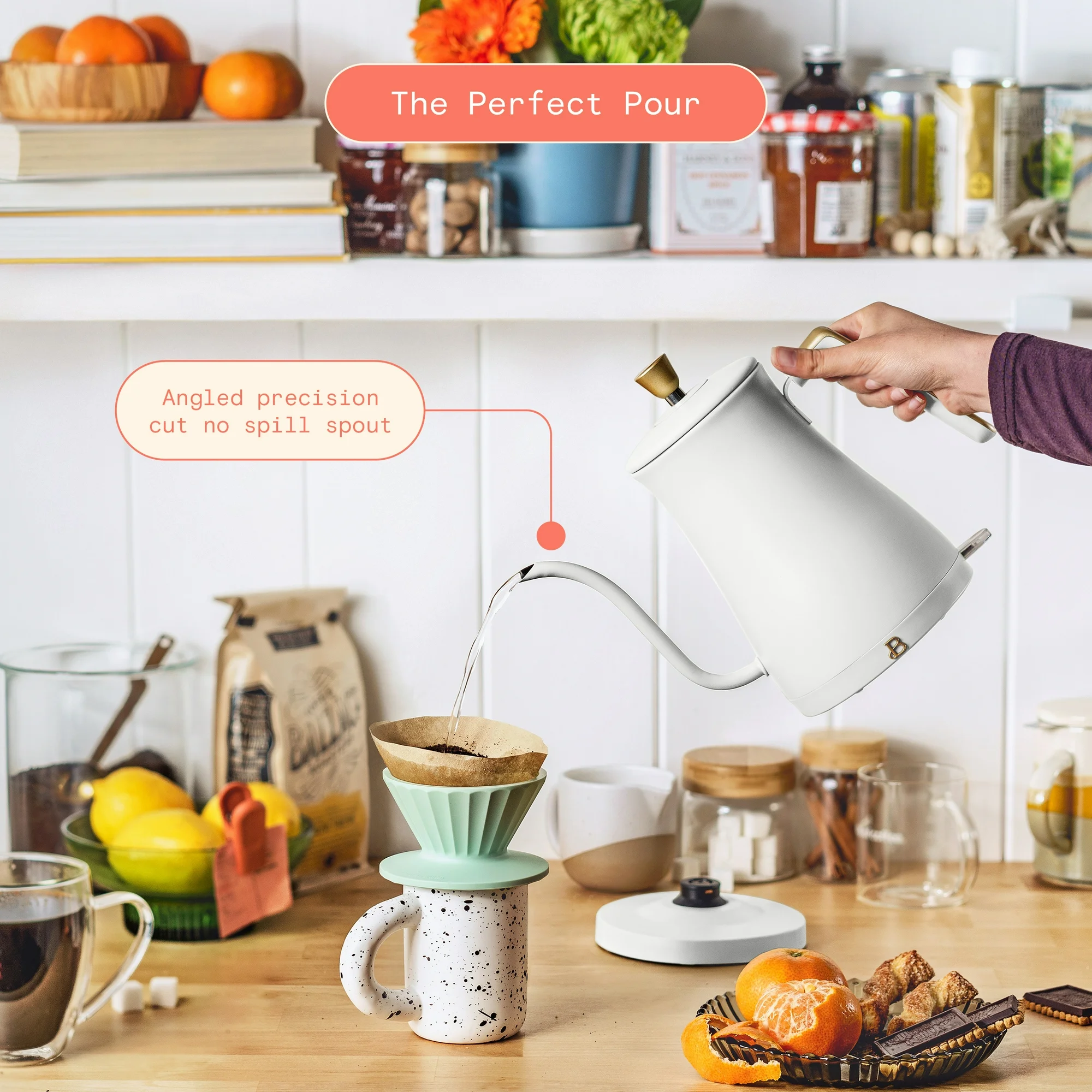 Drew Barrymore 1-Liter Electri - مراجعة Electric Kettle Gooseneck وسعره