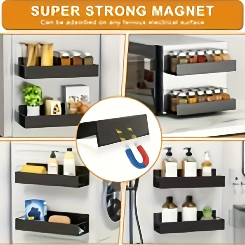 Magnetic Fridge Spice Rack Org - مراجعة Kitchen Appliances Refrigerators وسعره