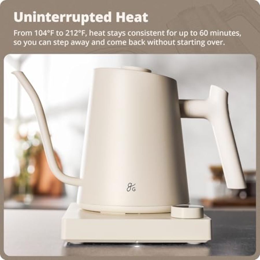Electric Gooseneck Kettle, 120 - مراجعة Electric Kettle Gooseneck وسعره