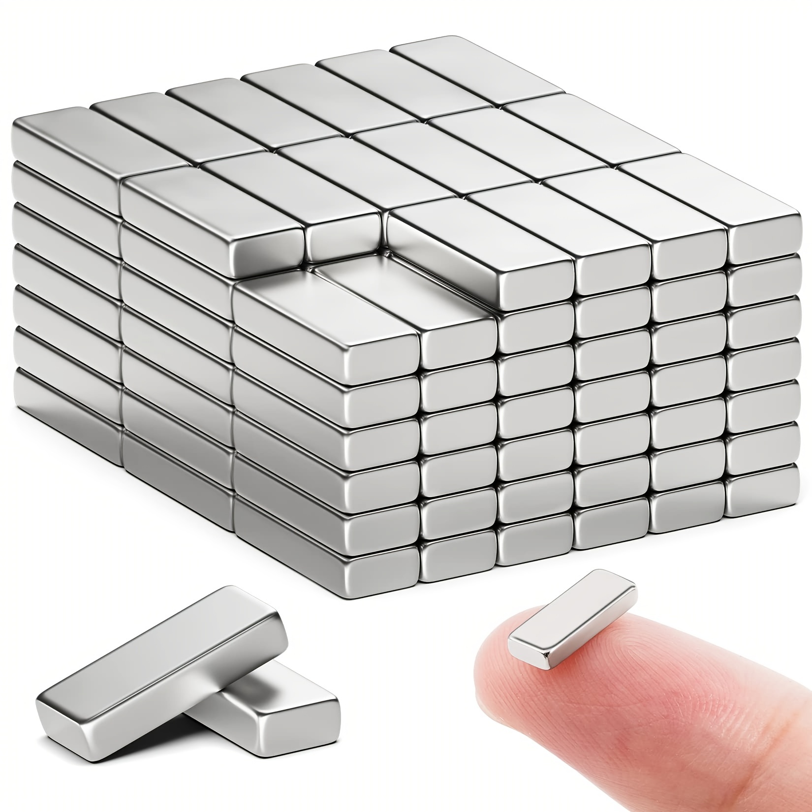 20x5x2.  30/60pcs Magnets Bar, - مراجعة Kitchen Appliances Refrigerators وسعره