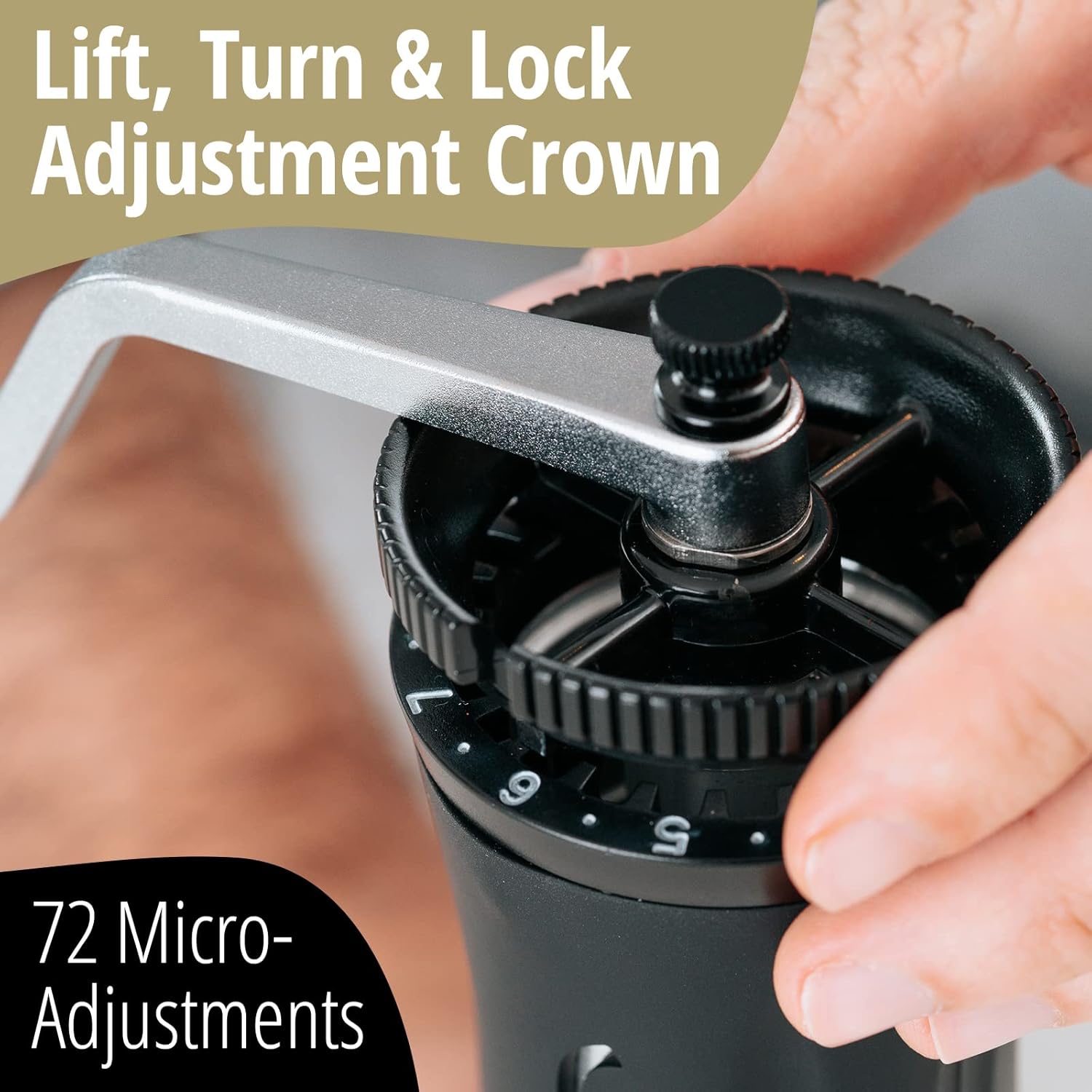 Manual Coffee Grinder with Ste - مراجعة Coffee Grinder Burr وسعره