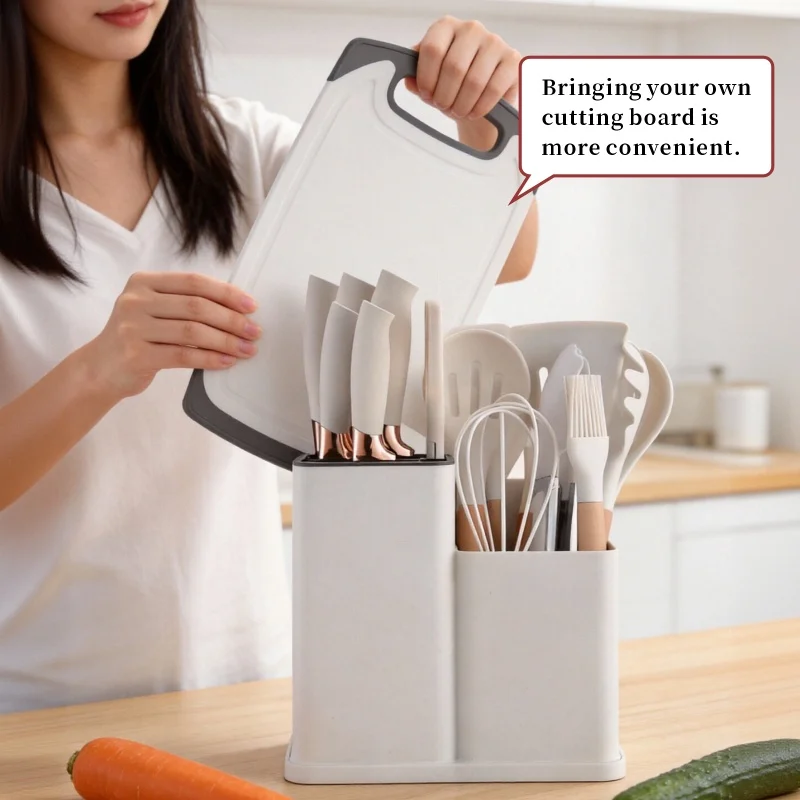 19-in-1 Kitchen Knife & Silico - مراجعة Kitchen Appliances Combo وسعره