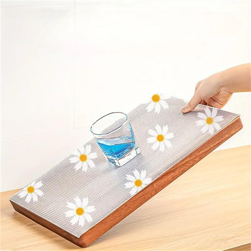 1 Roll Daisy Shelf Liner For K - مراجعة Kitchen Appliances Refrigerators وسعره