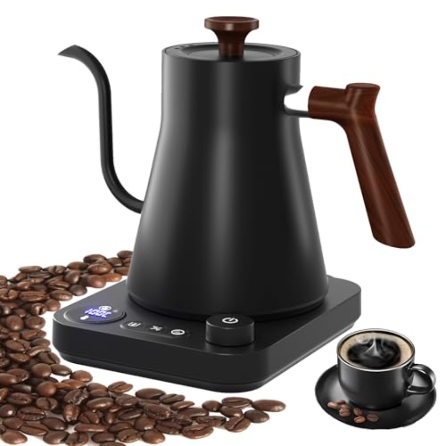 Electric Gooseneck Kettle with - مراجعة Electric Kettle Gooseneck وسعره