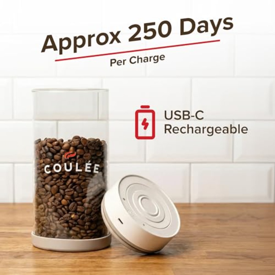 Coffee Rechargeable Vacuum Gla - مراجعة Kitchen Appliances Essentials وسعره