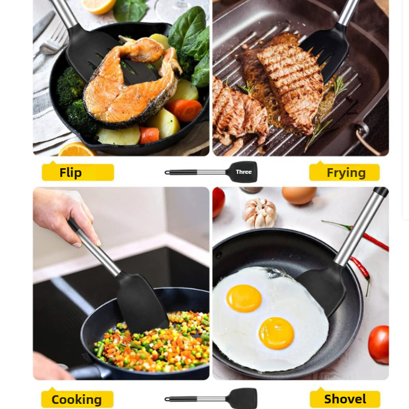 1/2Pcs Silicone Spatula Set He - مراجعة Kitchen Appliances Combo وسعره