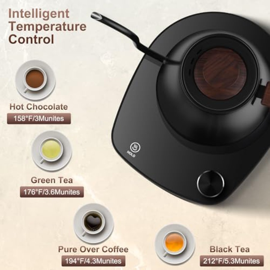 Gooseneck Electric Kettle, Int - مراجعة Electric Kettle Gooseneck وسعره